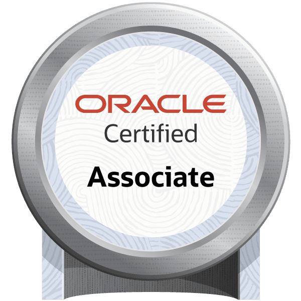Oracle Certified Associate badge — WebLogic 12c