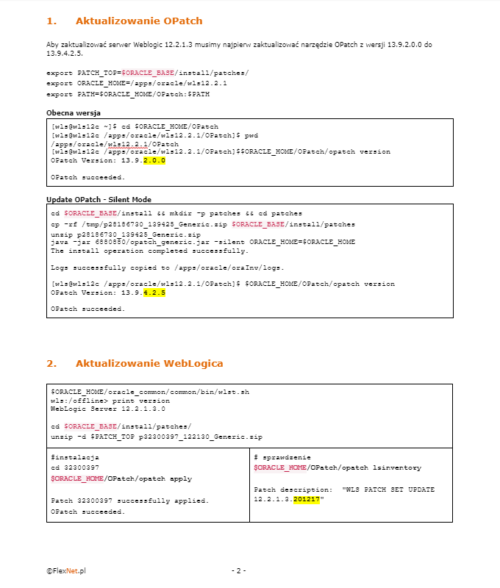 upgrade aktualizacja WLS12c 500x588 - Szkolenie: Oracle Weblogic Server 12c - Administracja